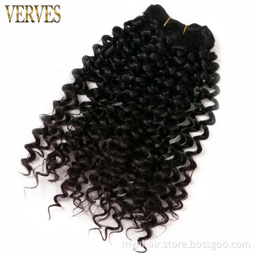 jerry Braid weaving 8 Inch 65g/pack curly hair bundles synthetic ombre braiding hair extentions short curly weave hair